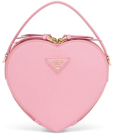 pink heart Prada bag